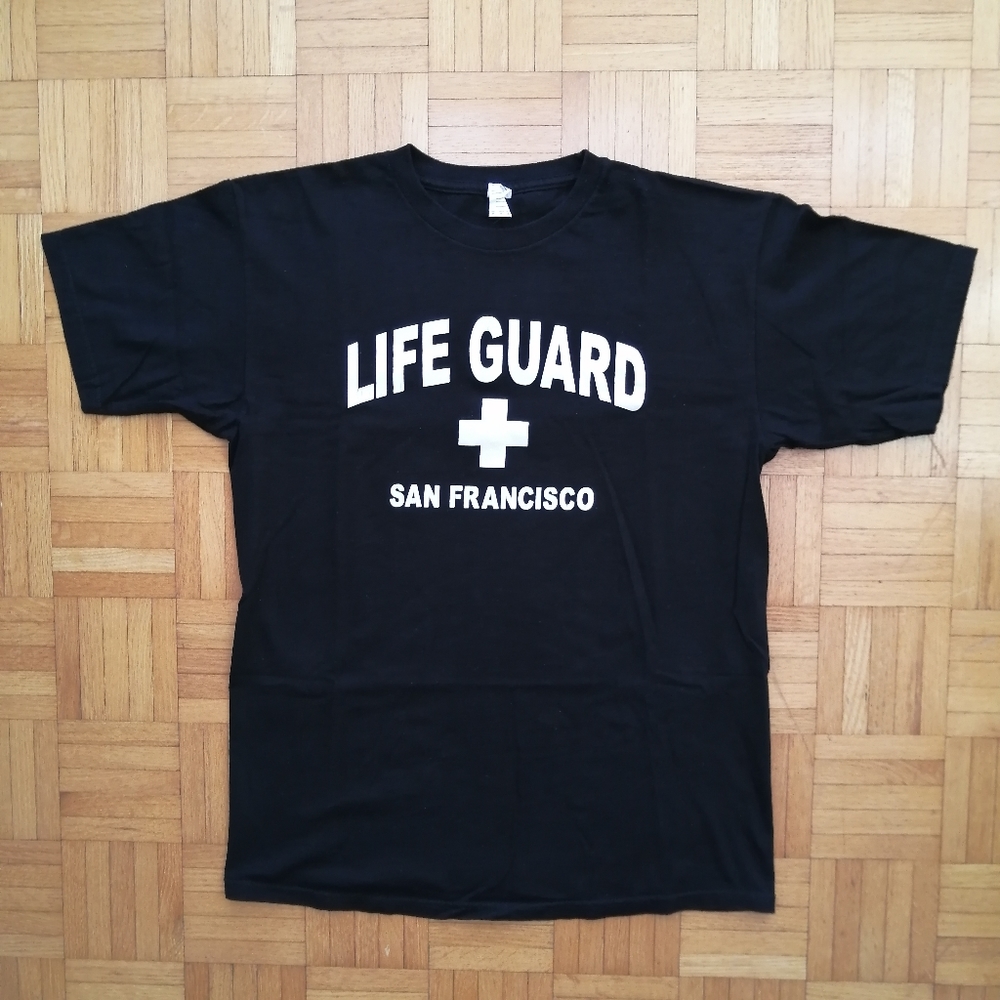 Lifeguard San Francisco Black T-shirt Medium